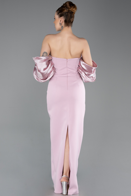Long Powder Color Evening Dress ABU6204
