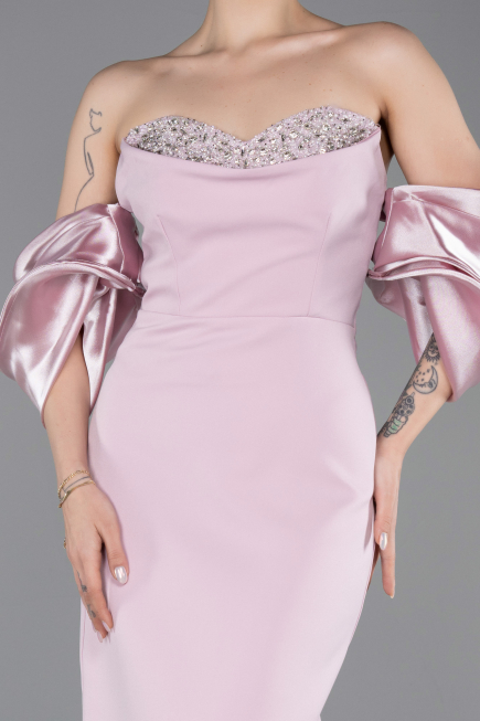 Long Powder Color Evening Dress ABU6204