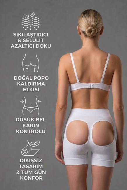 White Waist & Tummy Control Shapewear EM2034