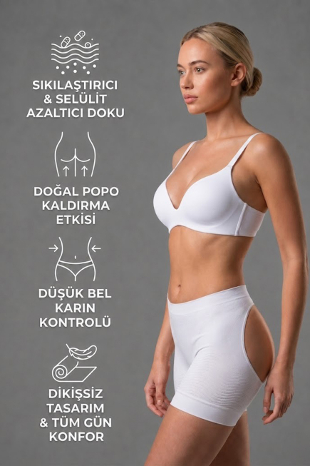 White Waist & Tummy Control Shapewear EM2034