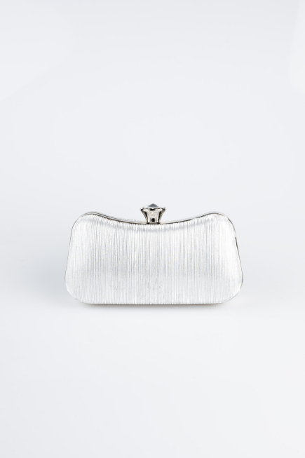 Silver Laser Cut Night Bag SH855