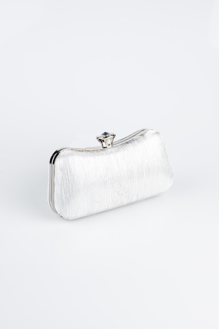 Silver Laser Cut Night Bag SH855