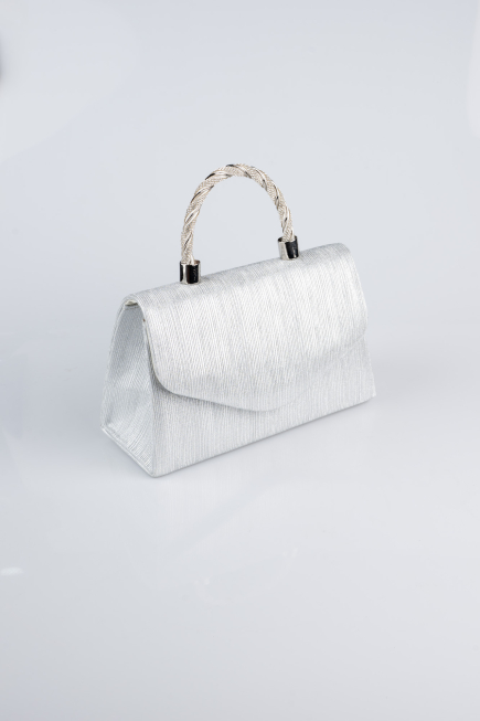 Silver Laser Cut Night Bag KC267