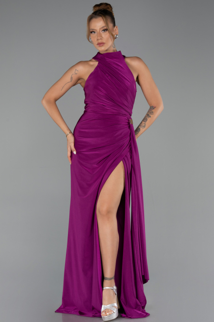Long Fuchsia Prom Gown ABU5918