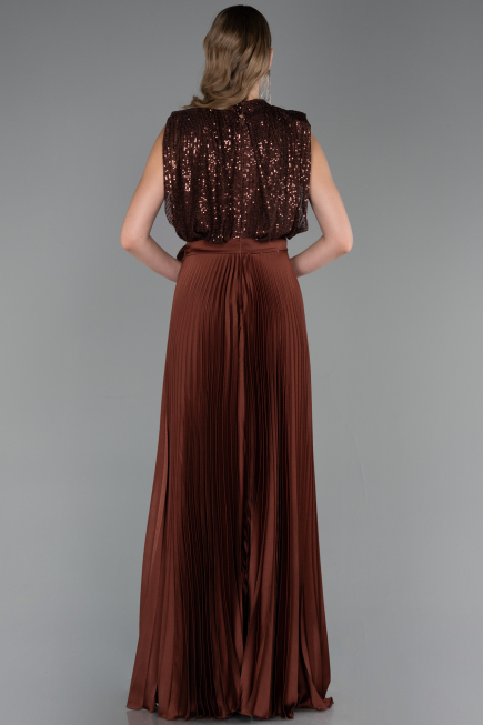 Long Brown Evening Dress ABU3326