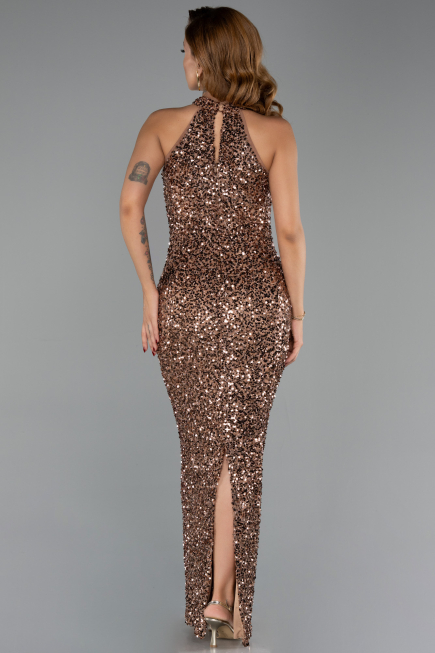 Long Copper Evening Dress ABU6404