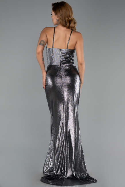 Long Anthracite Evening Dress ABU6407