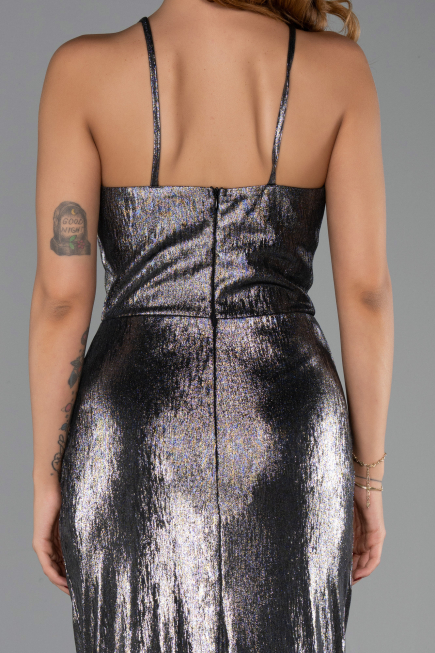 Long Anthracite Evening Dress ABU6407