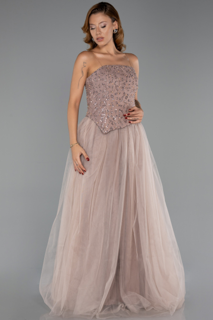 Long Mink Evening Dress ABU6412
