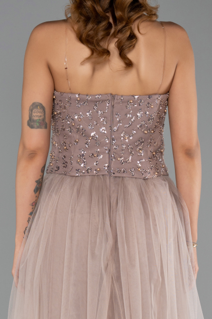 Long Mink Evening Dress ABU6412