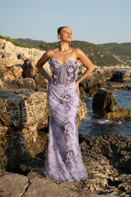 Long Lila Evening Dress ABU6299