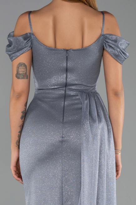 Long Anthracite Evening Dress ABU2835