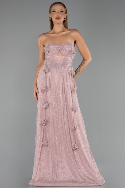 Long Powder Color Evening Dress ABU6431