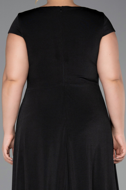 Long Black Formal Plus Size Dress ABU6410