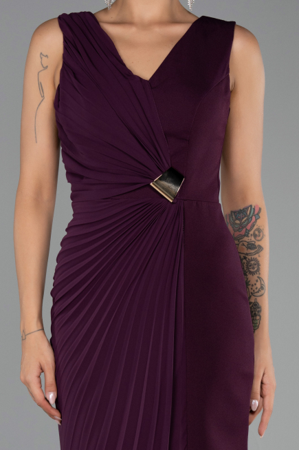 Long Plum Evening Dress ABU6524