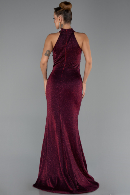 Long Burgundy Evening Dress ABU6083