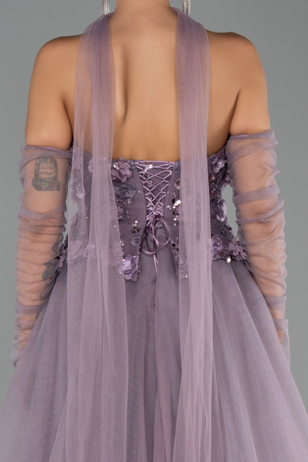 Long Lavender Evening Dress ABU6523