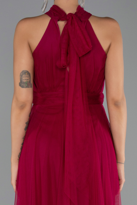 Long Plum Prom Gown ABU3252