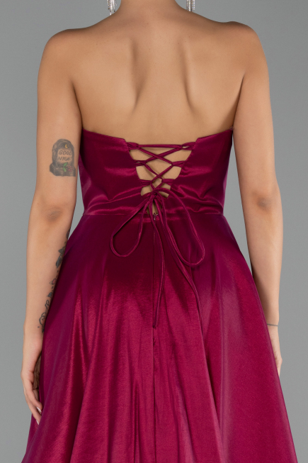 Long Plum Evening Dress ABU6502