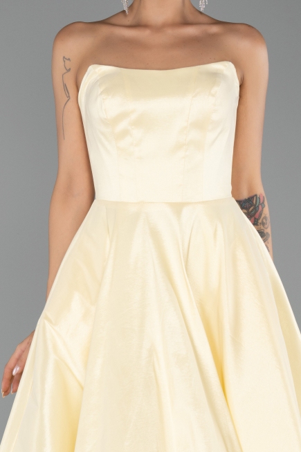 Long Yellow Evening Dress ABU6502