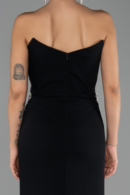 Long Black Mermaid Prom Dress ABU6505