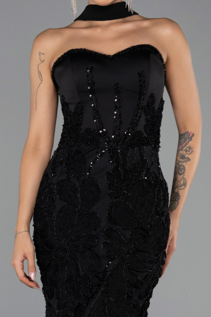 Long Black Evening Dress ABU6442