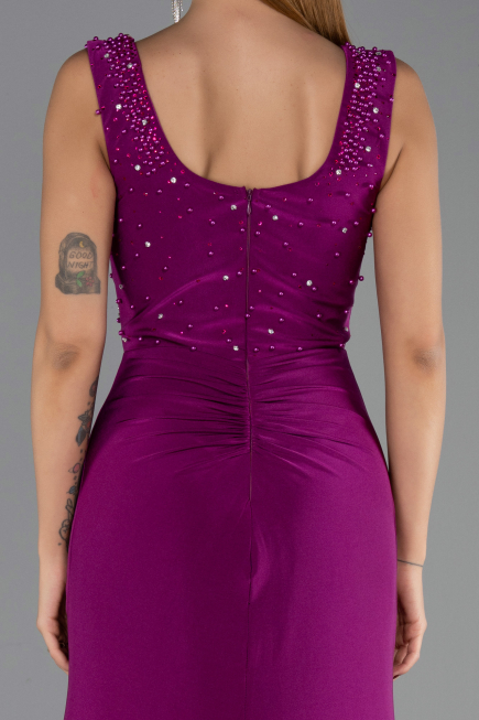Long Fuchsia Evening Dress ABU6552