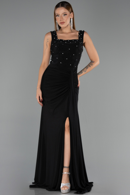 Long Black Evening Dress ABU6552