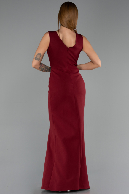 Long Burgundy Evening Dress ABU6524