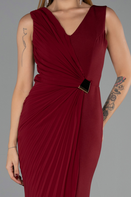 Long Burgundy Evening Dress ABU6524