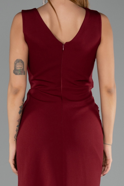 Long Burgundy Evening Dress ABU6524