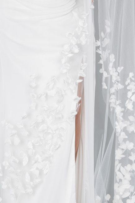 White Wedding Veil ABK06