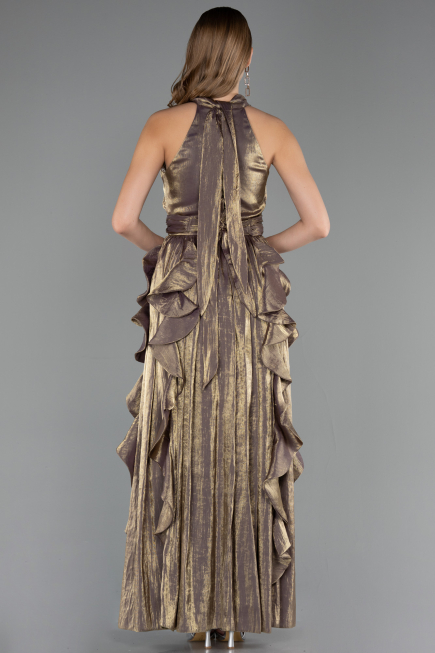 Long Olive Drab Evening Dress ABU6571