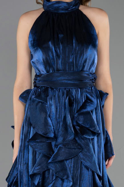 Long Navy Blue Evening Dress ABU6571