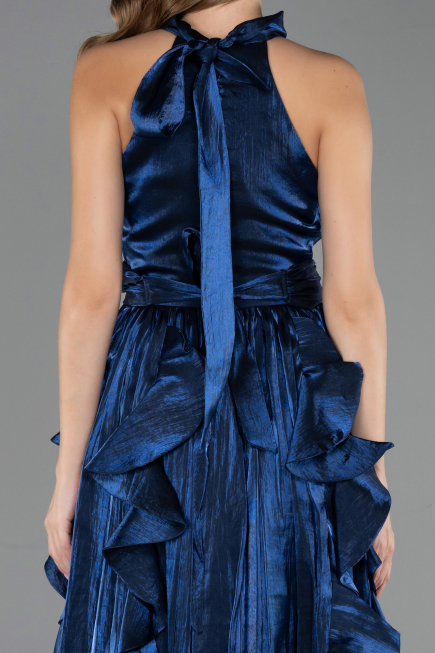 Long Navy Blue Evening Dress ABU6571