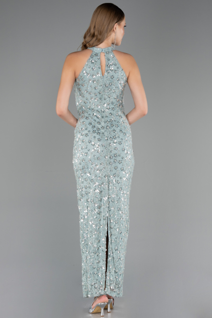 Long Mint Dantelle Prom Gown ABU6578