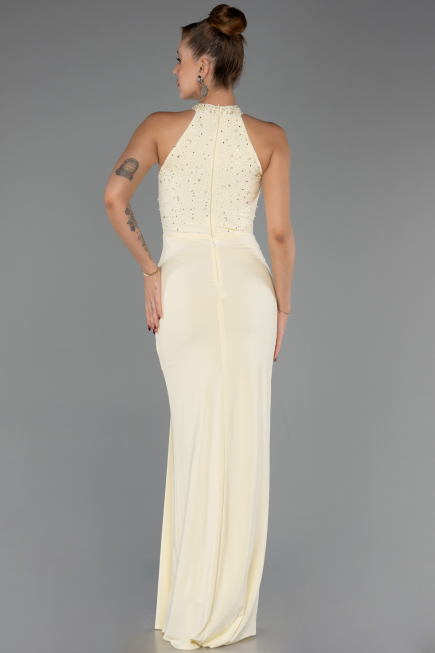 Long Yellow Prom Gown ABU6215