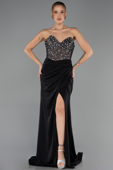 Long Black Evening Dress ABU6599