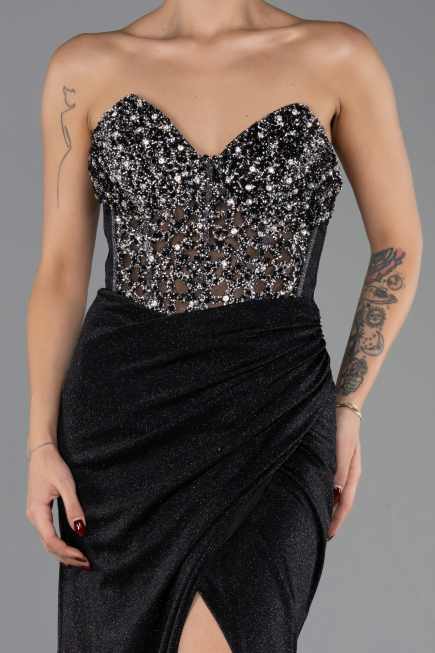 Long Black Evening Dress ABU6599