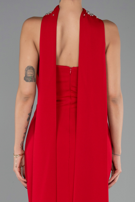 Long Red Evening Dress ABU6601