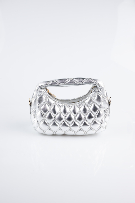 Silver Leather Night Bag KC410