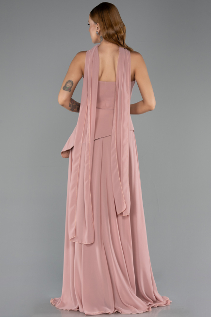 Long Onion Skin Chiffon Prom Gown ABU5763