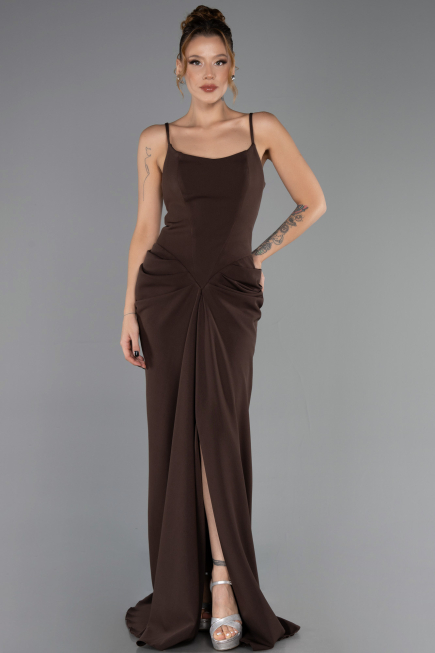 Long Brown Evening Dress ABU6645
