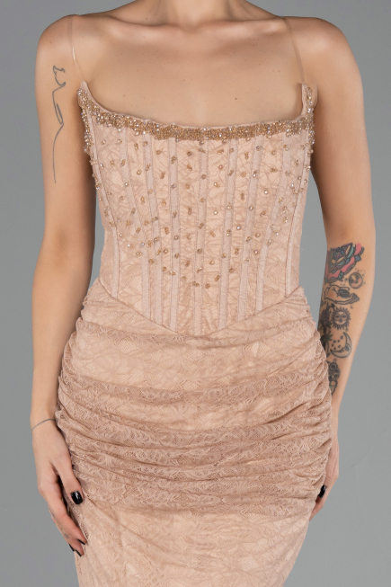 Long Copper Dantelle Mermaid Prom Dress ABU6647