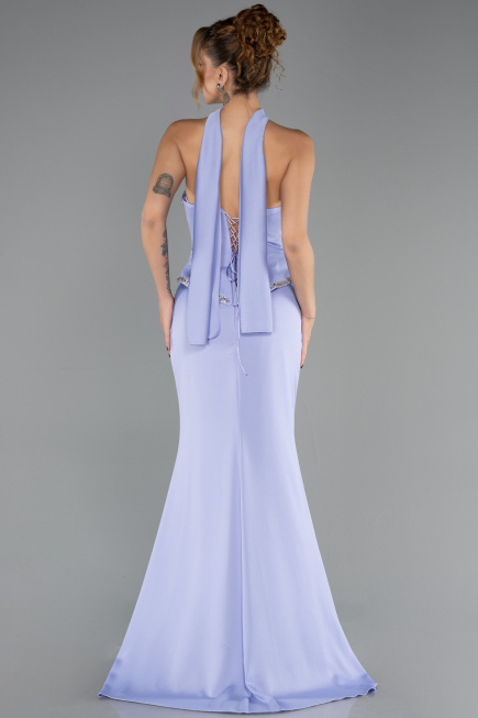 Long Lila Satin Evening Dress ABU6655