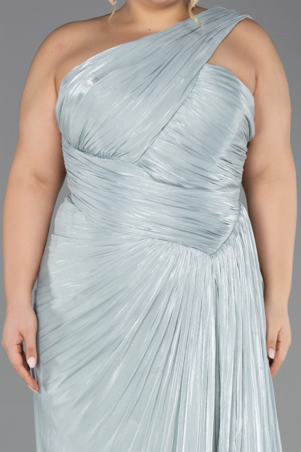 Long Mint Chiffon Formal Plus Size Dress ABU6713