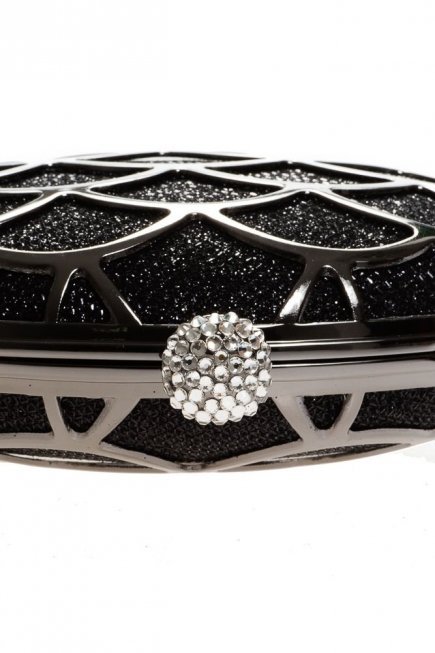Siyah Clutch Çanta V973
