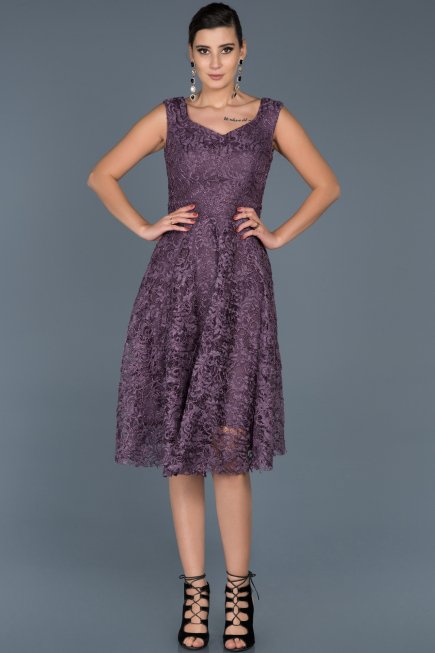 Lavender Invitation Dress ABK317
