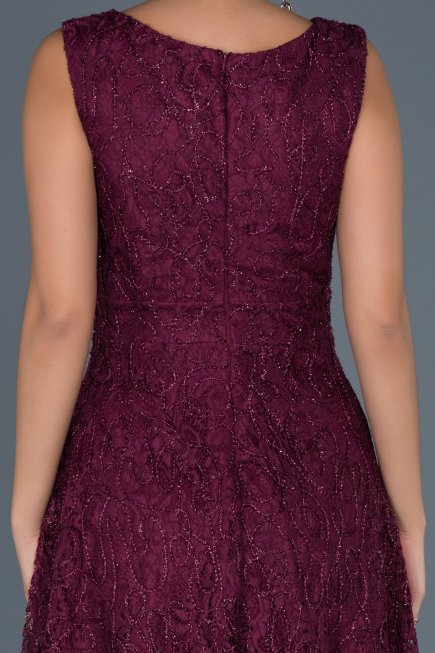 Plum Invitation Dress ABK317