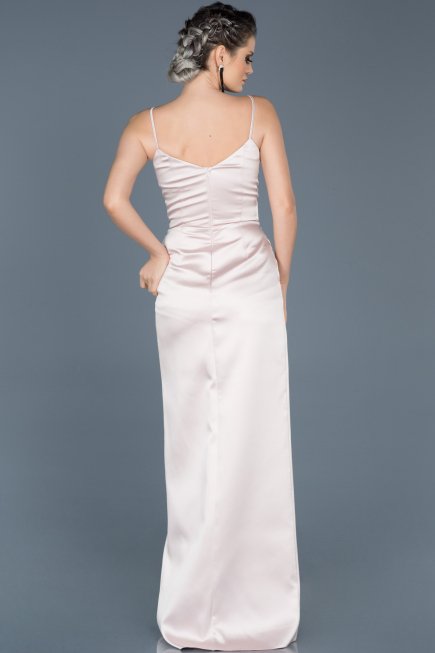 Long Powder Color Engagement Dress ABU564